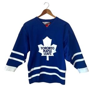Vintage 90s Pro Player NHL Toronto Maple Leafs Kids Hockey Jersey